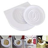 Набір для привчання кішки до унітазу CitiKitty / Котячий туалет / Накладка на унітаз для котів, фото 3