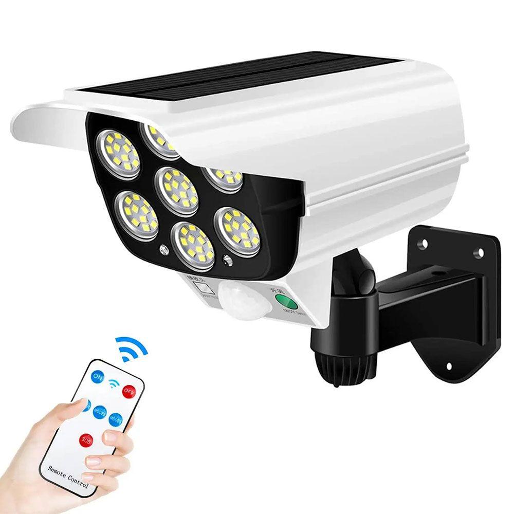 Вуличний ліхтар у вигляді камери Solar Light BL JLP 2178 / LED світильник на сонячній батареї з пультом / Ліхтар із датчиком руху, фото 1