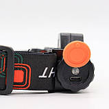 Налобний ліхтар з магнітним кріпленням, BL-8101 XPE+COB / Світлодіодний акумуляторний ліхтар на голову, фото 6