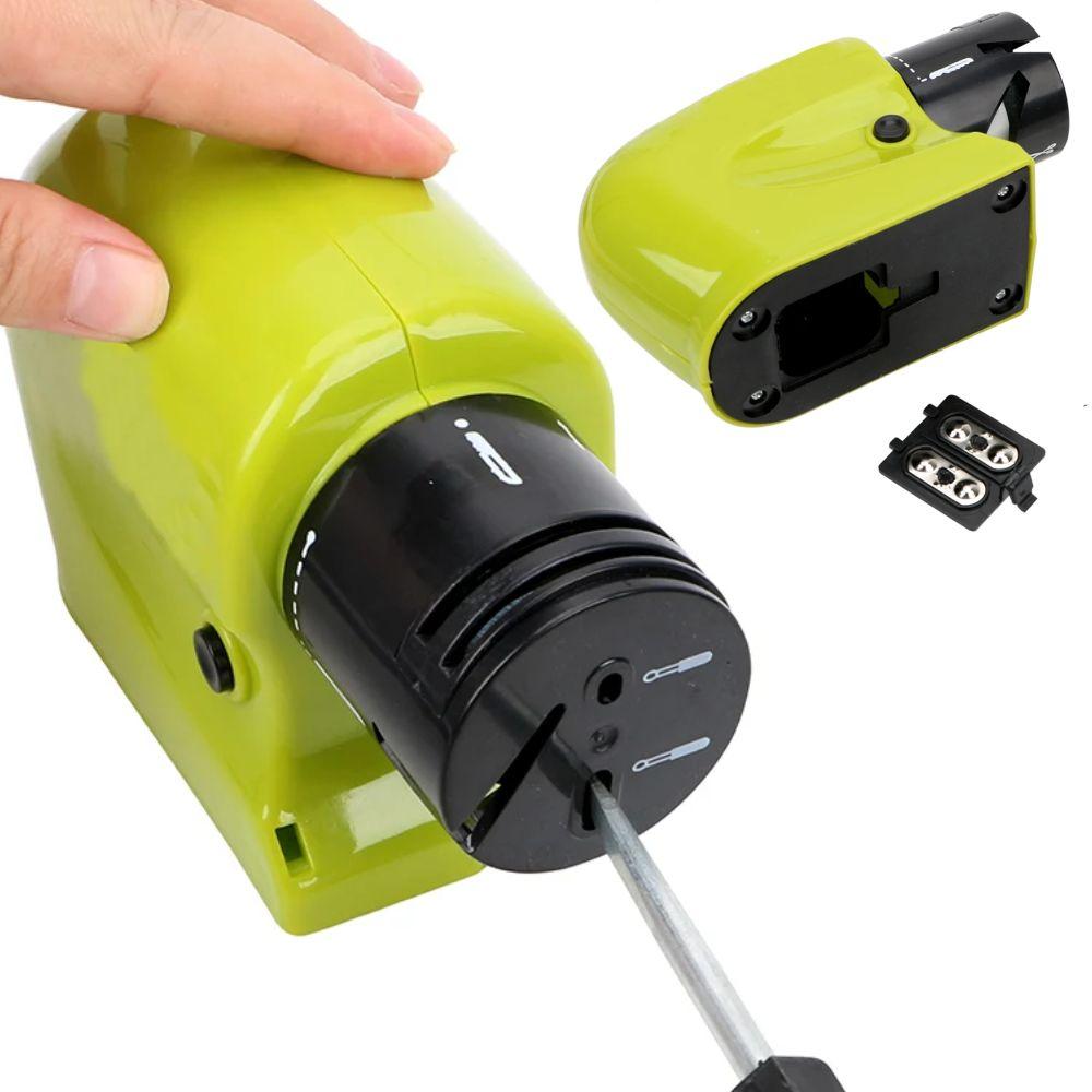 Точилка для ножів та ножиць, від батарейок, Knife Sharpener / Універсальний точильний інструмент