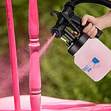 Фарборозпилювач електричний на 800 мл, від мережі, Paint Zoom / Краскопульт ручний / Професійний розпилювач для фарби, фото 6