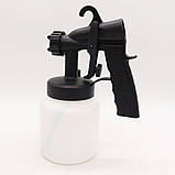 Фарборозпилювач електричний на 800 мл, від мережі, Paint Zoom / Краскопульт ручний / Професійний розпилювач для фарби, фото 7