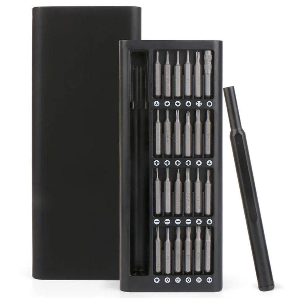 Набір магнітних викруток 24в1 в кейсі, Torx Hex Precision DIY / Магнітні біти для ремонту телефонів / Міні викрутки, фото 1