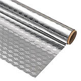 Самоклеюча фольга для кухонних поверхонь 5м х 60см, Ромб / Маслостійка кухонна плівка з фольги / Водонепроникна алюмінієва фольга, фото 7