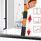 Пневматичний пістолет для забивання цвяхів, в кейсі / Ручний степлер для цвяхів / Нейлер, фото 3