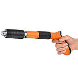 Пневматичний пістолет для забивання цвяхів, в кейсі / Ручний степлер для цвяхів / Нейлер, фото 4