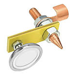 Магнітна клема-маса для зварювального апарату з одним магнітом / Маса для зварювання, фото 3