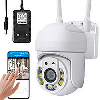 Вулична IP камера відеоспостереження з Wi-Fi, 2mp, CAMERA YCC365 / Поворотна вайфай камера з мікрофоном