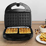 Бутербродниця мультипекар 4в1, 1400W, Grant ST-780 / Сендвічниця з антипригарним покриттям / Універсальний мультимейкер, фото 6