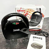 Бутербродниця мультипекар 4в1, 1400W, Grant ST-780 / Сендвічниця з антипригарним покриттям / Універсальний мультимейкер, фото 10