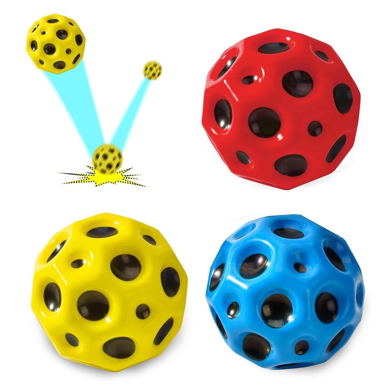Стрибаючий м'яч антистрес 1 шт, Sky Ball Gravity Ball, Колір Рандом / Антигравітаційний м'ячик стрибунець