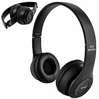 Бездротові Bluetooth навушники MDR P47 / Навушники накладні з MP3 плеєром та microSD