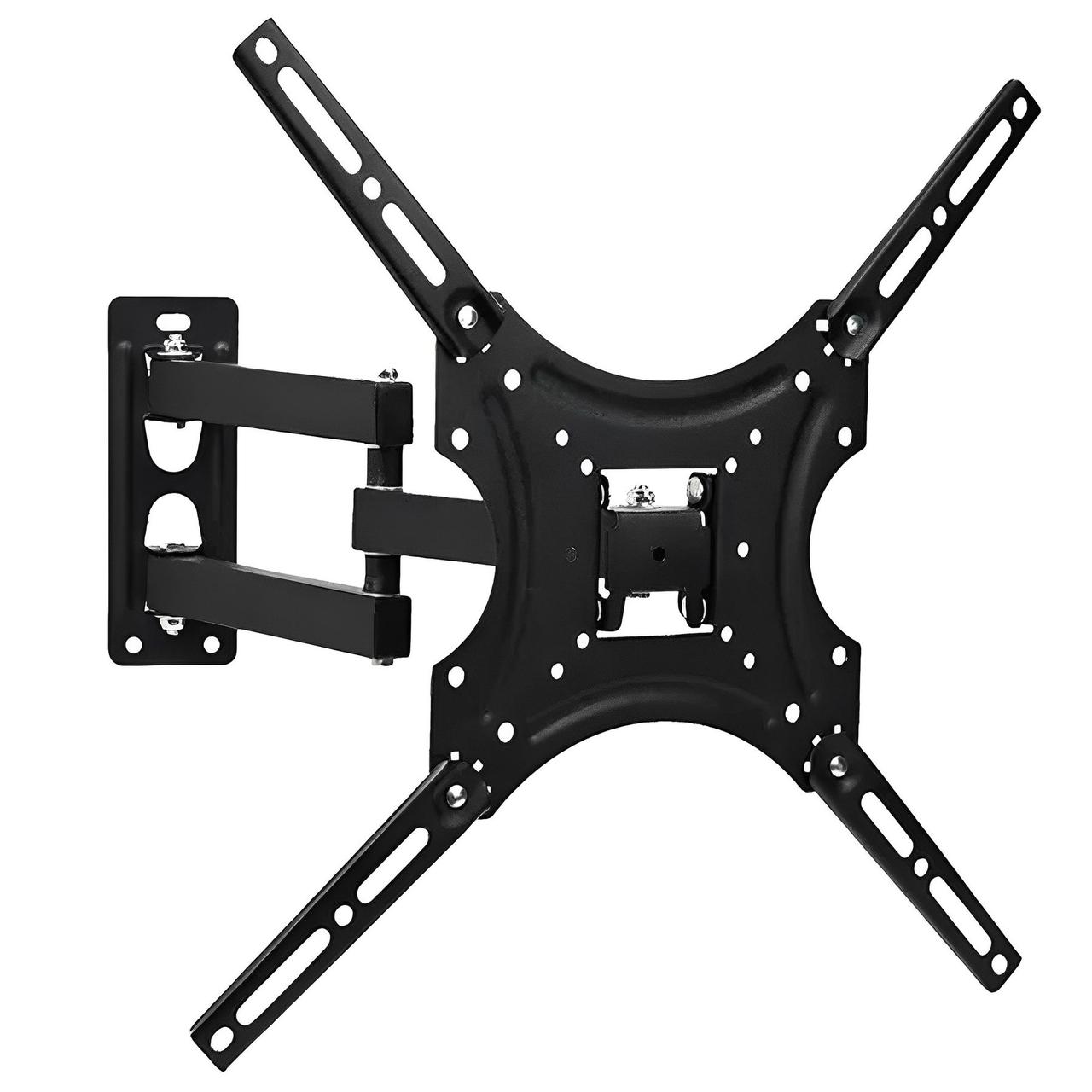 Кронштейн для телевізора 14"-55", 50 кг, HDL-117-B-2 / Кріплення для телевізора та монітора з поворотом, фото 1