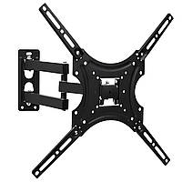 Кронштейн для телевізора 14"-55", 50 кг, HDL-117-B-2 / Кріплення для телевізора та монітора з поворотом