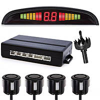 Парктронік на 4 датчики для автомобіля Car Radar / Паркувальна система автомобільна з дисплеєм / Парктронік з паркувальним радаром