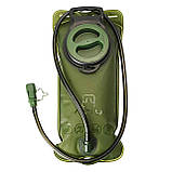 Питна система гідратор на 2 л (18x39 см), Aotu / Питна система для зберігання води / Тактичний гідратор з трубкою, фото 3