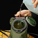 Питна система гідратор на 2 л (18x39 см), Aotu / Питна система для зберігання води / Тактичний гідратор з трубкою, фото 5