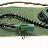 Питна система гідратор на 2 л (18x39 см), Aotu / Питна система для зберігання води / Тактичний гідратор з трубкою, фото 9