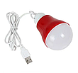 Світлодіодна LED лампочка 5W з USB кабелем, резервне освітлення, фото 6