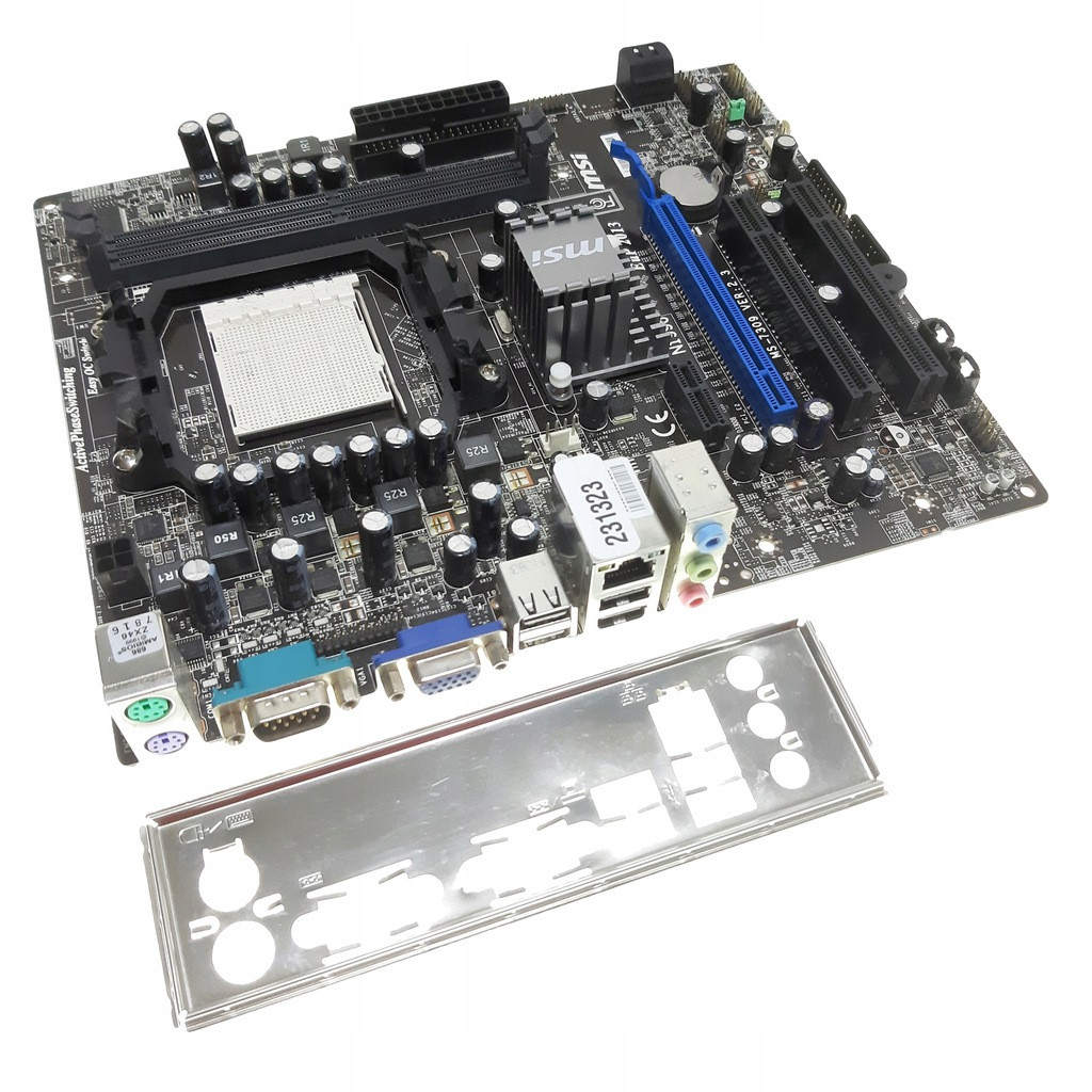 Материнська плата MSI K9N6PGM2-V2 (MS-7309 VER: 2.3) NVIDIA MCP61P (6150SE), mATX, sAM2+ БВ