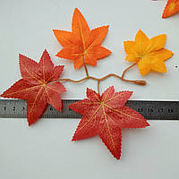 Ліана осінні листя 17 см. набір — 10 шт.