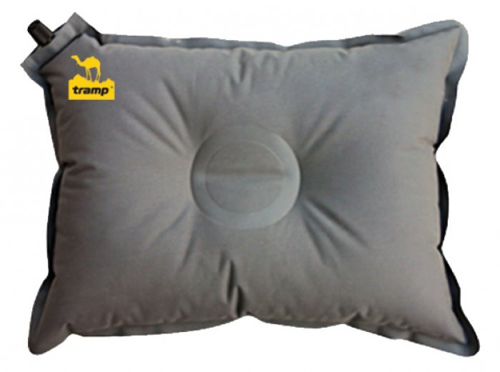 Подушка самонадувна Tramp TRI-008 52x34x8,5 см сіра, фото 1