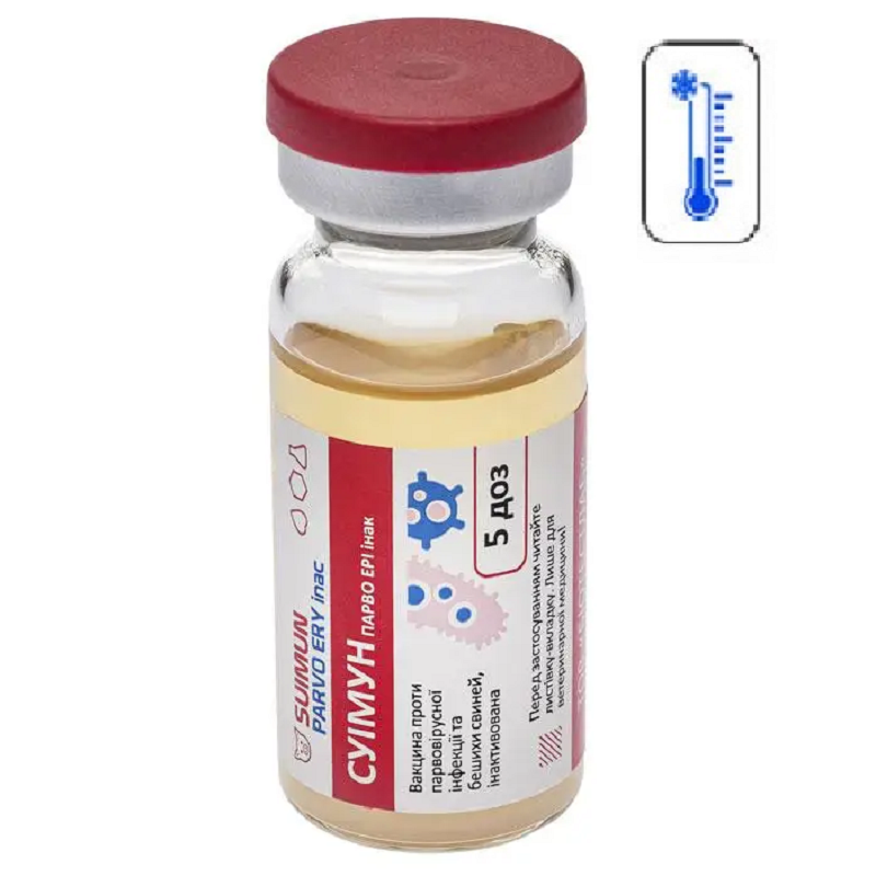 Вакцина Суимун Парво Ері проти пижкишковани 1 флакон 5 доз BioTestLab, фото 1