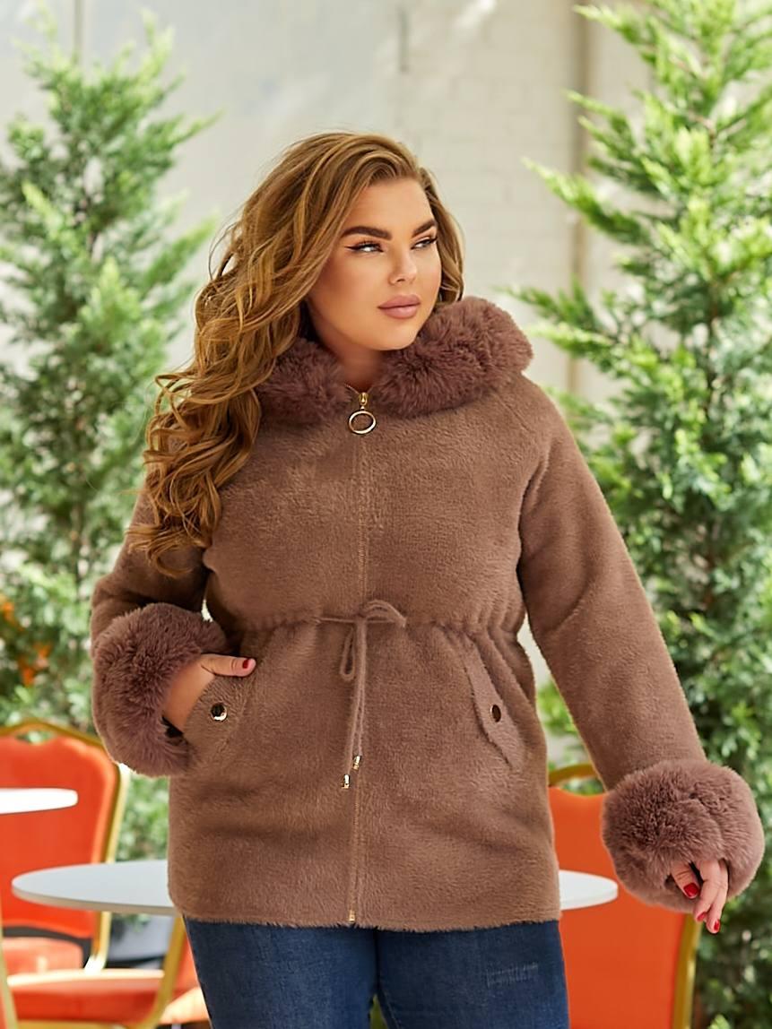 Жіночий Кардиган З Альпаки Розмір 46-52 (альп 1400), фото 1