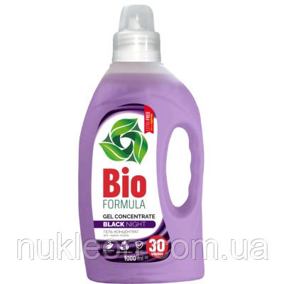 Популярний! Гель для прання Bio Formula Black Night Для чорних тканин 1 л (4820168434822) - Краща якість тільки на Nukleon.com.ua, фото 1