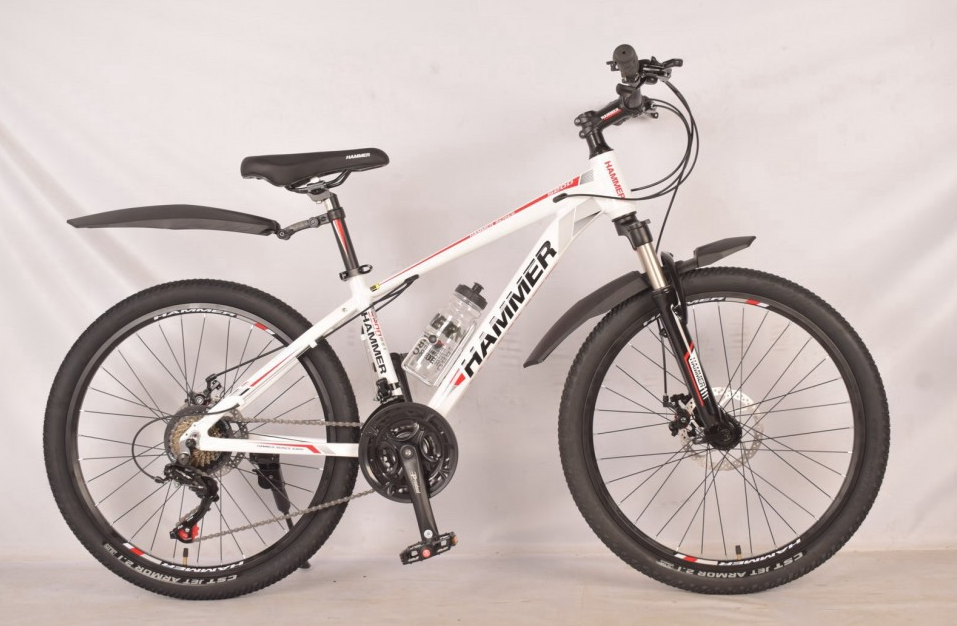 Велосипед спортивний MTB 27.5 дюймів Hammer NEW S200 рама 18д промпідшипник, покришка GST JET ARMOR