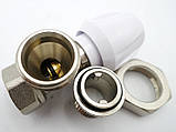 Кран радіаторний 1/2" кутовий подача ASСO AS-RV01, фото 4