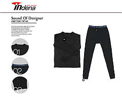 Юніорна термобілизна з начосом кофта та штани чорниці Марка «INDENA» Арт.222003