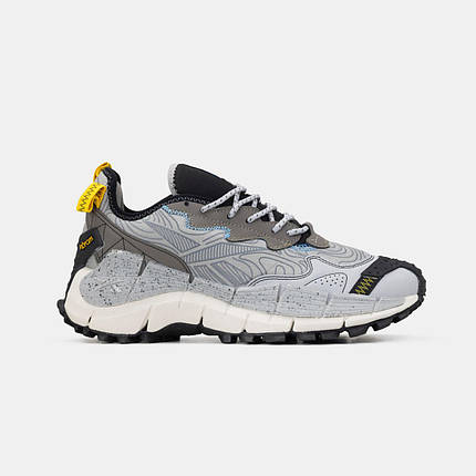 Зимові Чоловічі Кросівки Reebok Zig Kinetica 2 Edge Grey / Рибок Зіг Кінетика 2 Едж Сірі, фото 1