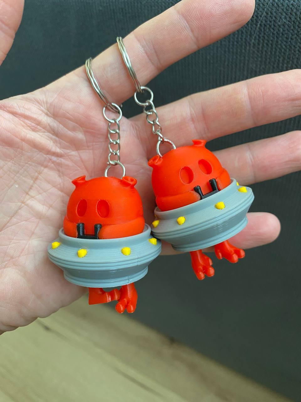 Брелок Прибулець надруковано на 3д принтері, фото 1