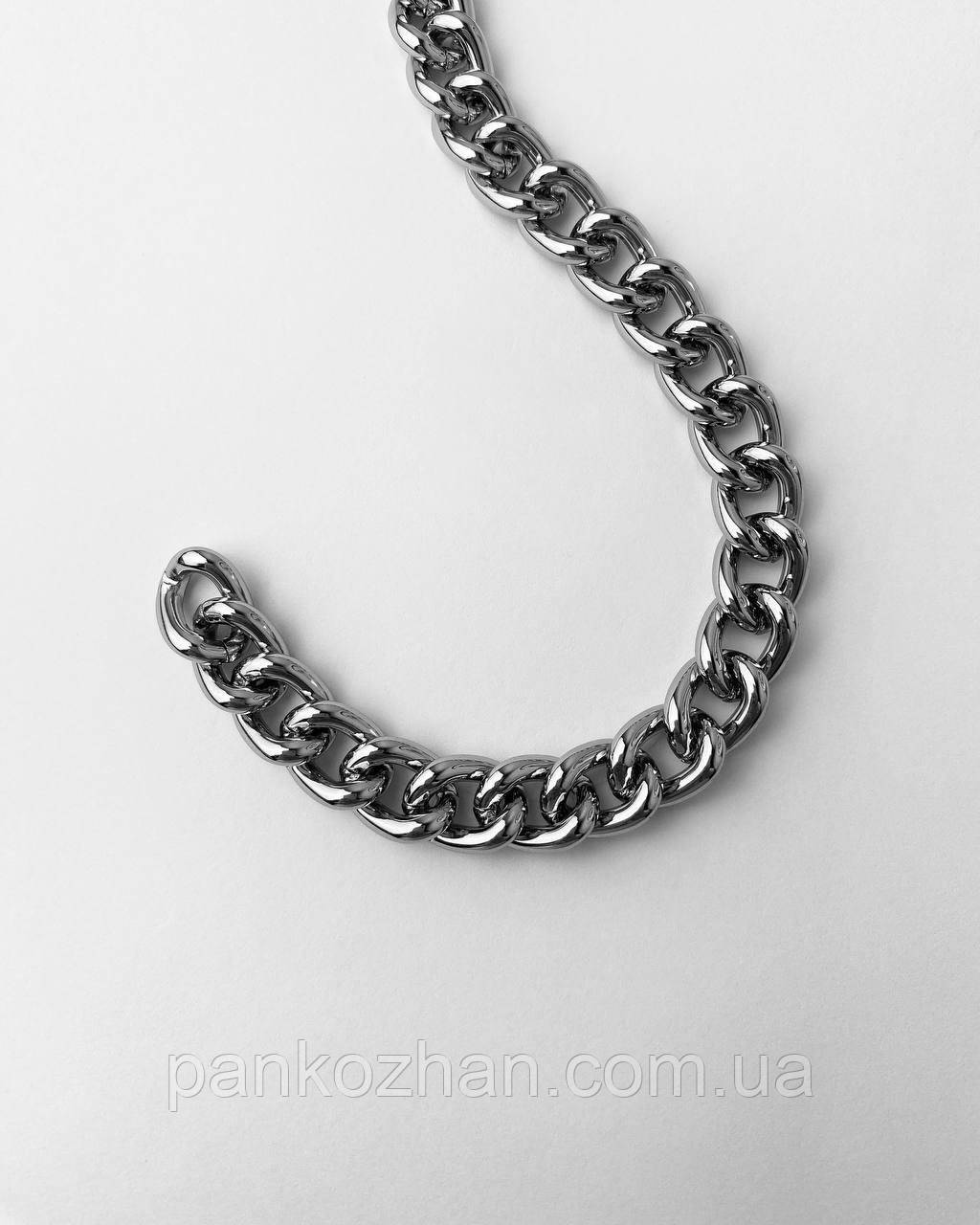 Металевий ланцюжок з карабінами до сумки, ЛЮКС ЯКІСТЬ, 120см, фото 1