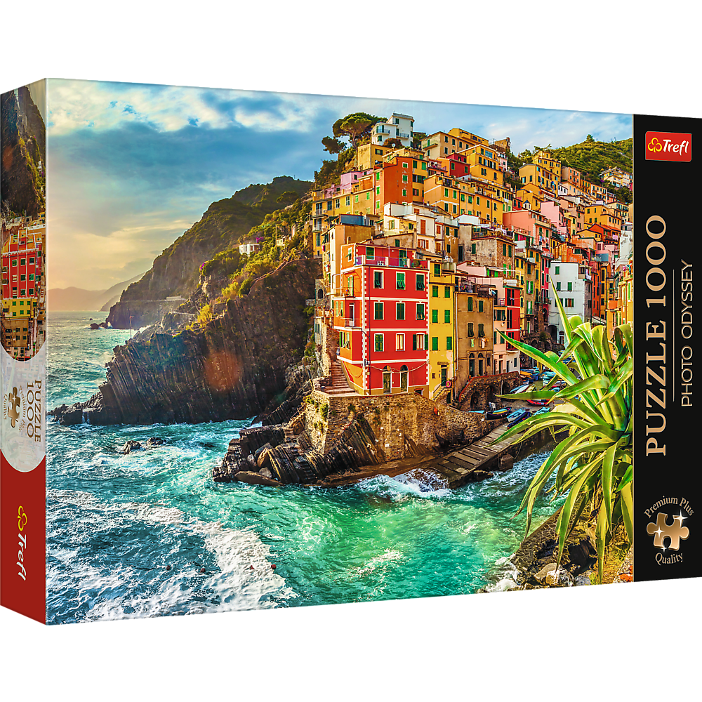 Пазли "Фото Одісея" - (1000 елм.) - "Місто Ріомаджоре/Італія"/Trefl