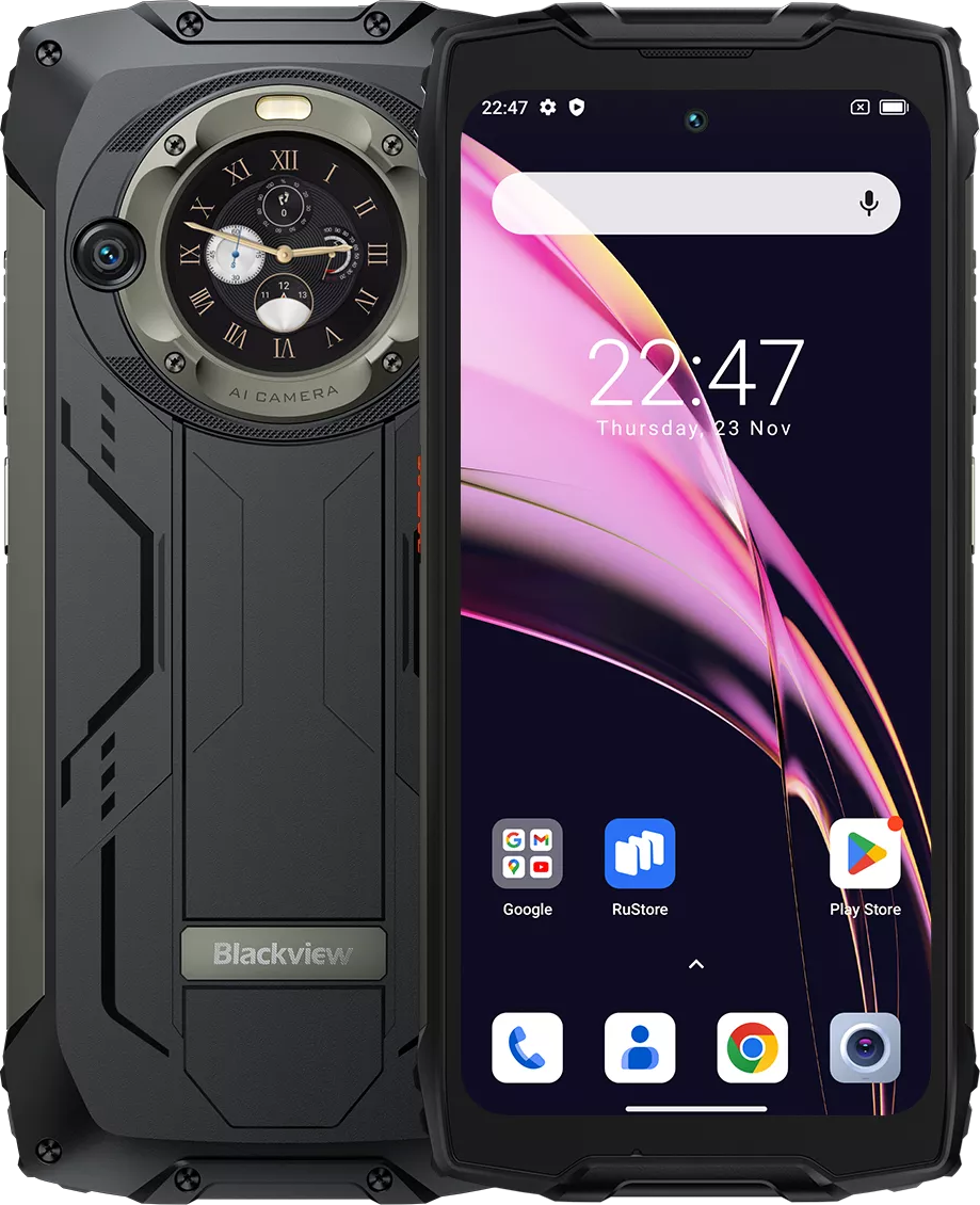 Blackview BV9300 Pro 12/256GB, NFC, Батарея 15080 мАг, IP69K, 64 МП, Дисплей 6.7" FHD+ 120 Гц, Android 13