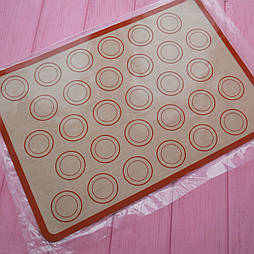 Силіконовий килимок для макаронс 29,5х42 см