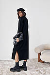 Вільне в'язане плаття міді прямого крою зі змійкою на грудях (р. 42-48) 14035856, фото 5