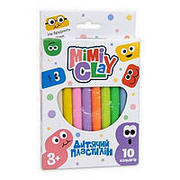 Пластилін Mimi clay 10 кольорів Strateg
