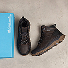 Чоловічі зимові шкіряні черевики Chocolate, фото 6