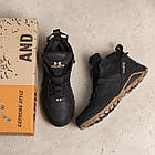 Чоловічі зимові шкіряні черевики Valsetz Black Originals, фото 6