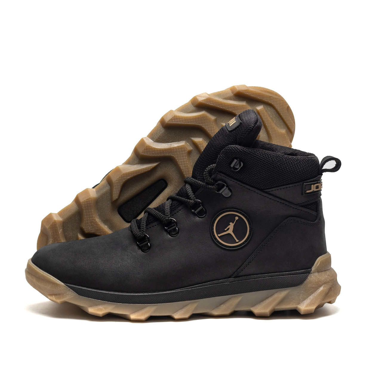 Чоловічі зимові шкіряні черевики Winterized Originals Black, фото 1