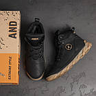 Чоловічі зимові шкіряні черевики Winterized Originals Black, фото 8
