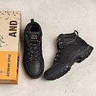 Чоловічі зимові шкіряні черевики WJ Trekking Step Black, фото 6