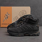 Чоловічі зимові шкіряні черевики WJ Trekking Step Black, фото 9