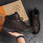 Чоловічі зимові шкіряні черевики WJ Trekking Step Chocolate, фото 8