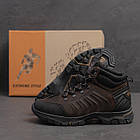 Чоловічі зимові шкіряні черевики WJ Trekking Step Chocolate, фото 9
