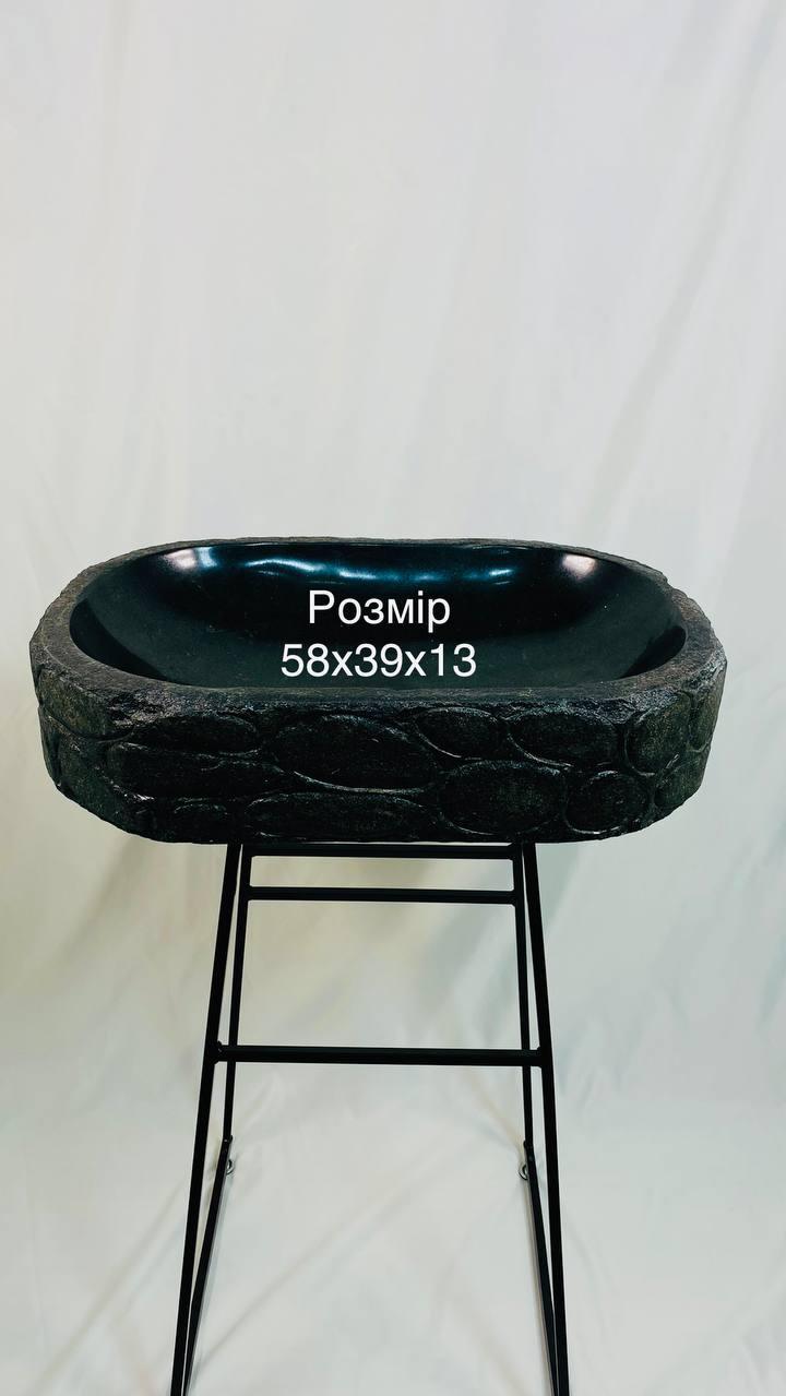 Раковина з натурального граніту Габро 58/39/13