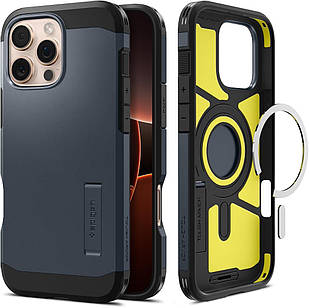 Чохол Spigen Tough Armor Mag MagSafe Metal Slate для iPhone 16 Pro Max ACS08014